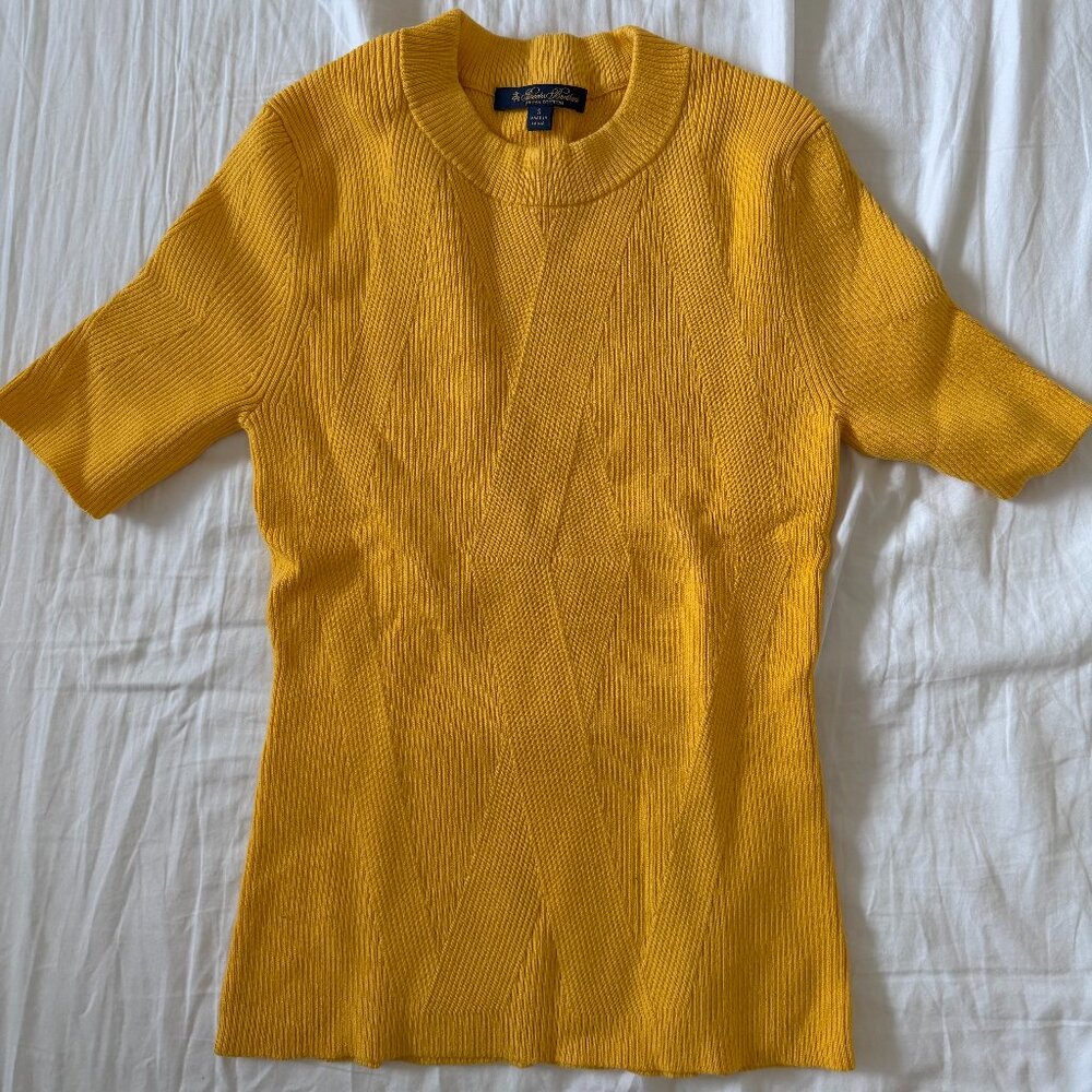 Brook Brothers Knit Top Quarter Sleeve